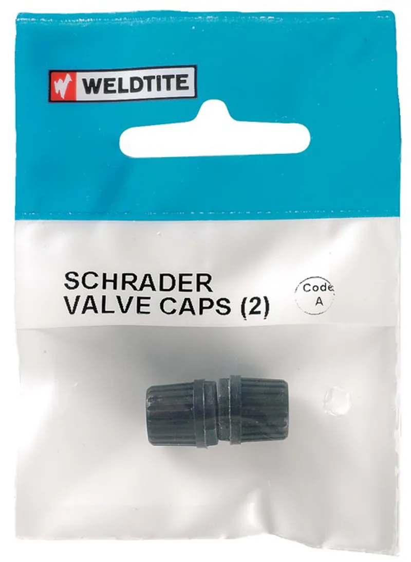 Weldtite Bikebits 08060 - Schrader Valve Caps in Black